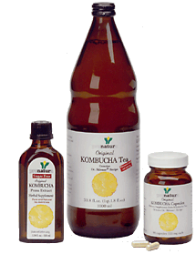 Kombucha Tea, Kombucha Press Extract, and Kombucha Tea Capsules from Dr. Sklenar
